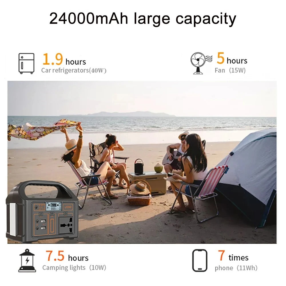 Portable Power Station 110V/220V Emergency Solar Generator