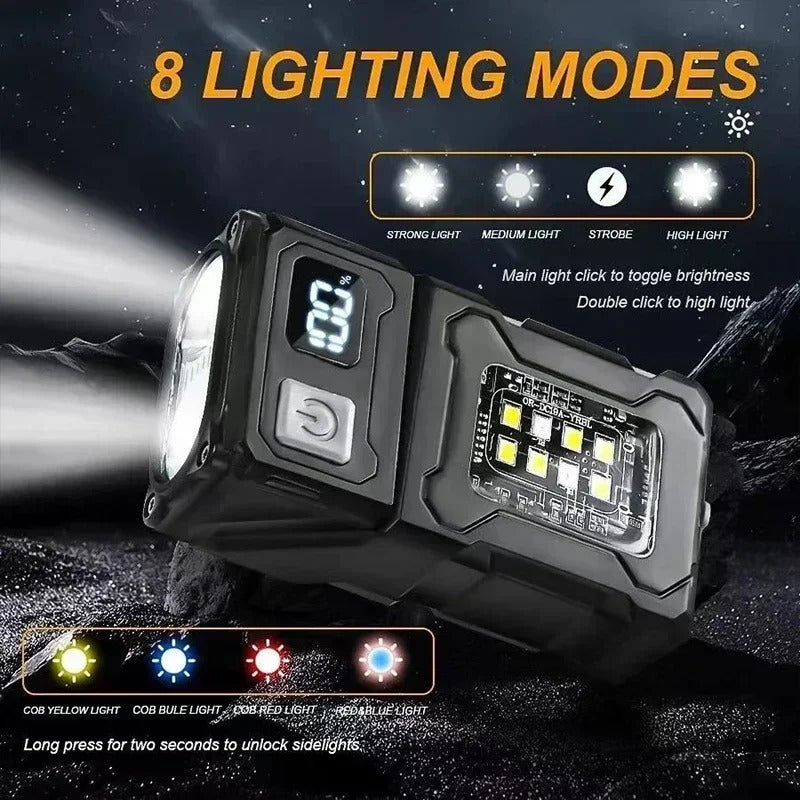 Mini USB Rechargeable LED Flashlight – Super Bright Magnetic