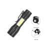 Portable Zoomable LED Flashlight – USB Rechargeable Mini Torch