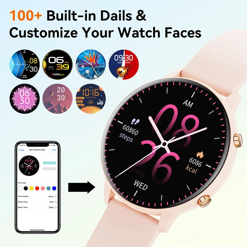 Lunessa Women's Fitness Health Smartwatch