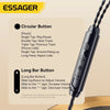 Wired In-Ear Headphones – HiFi Stereo Earbuds with Mic, Bass Boost & Noise Cancelling (3.5mm & Type-C)