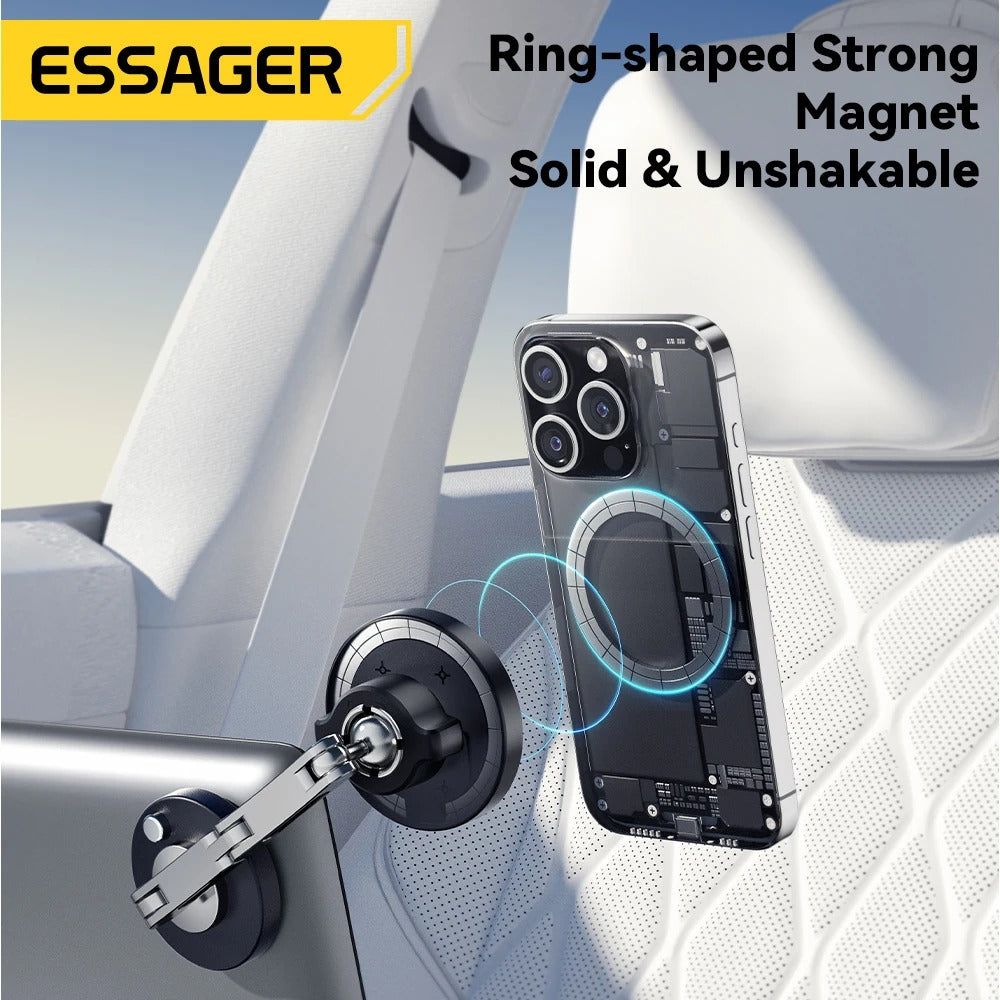 Magnetic Wireless Car Charger – 15W Fast Charging