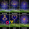 Solar LED Firework Fairy Lights [4x pack]