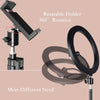 LED Selfie Ring Light with USB Remote – Tripod & Phone Holder