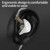 CCA CRA In-Ear Monitor Headphones – Wired IEM Earphones with Ultra-Thin Diaphragm & Deep Bass Sound