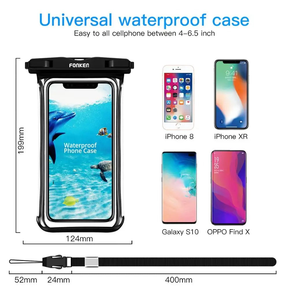 Full View Waterproof Phone Case Universal