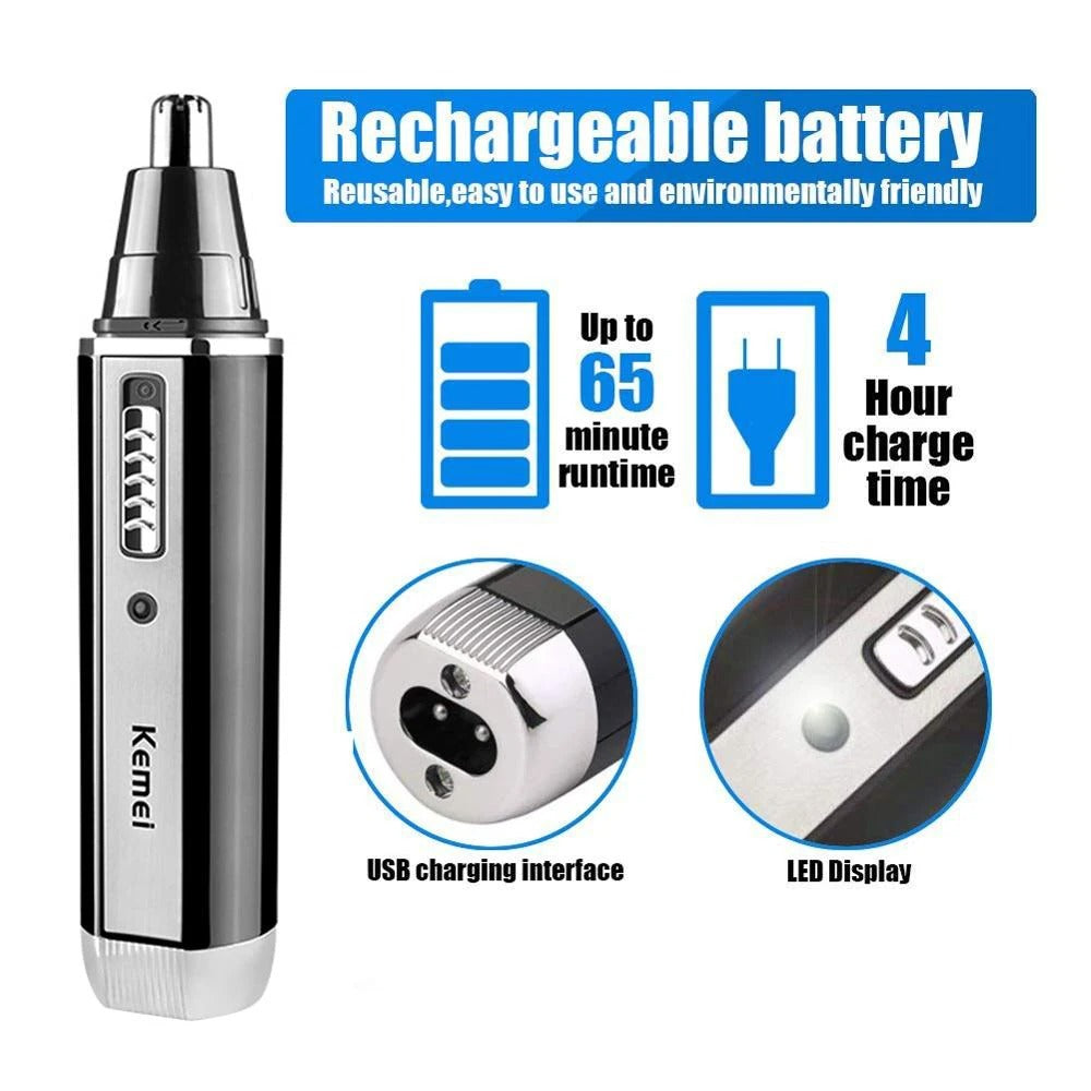 4-in-1 Rechargeable Nose & Beard Trimmer
