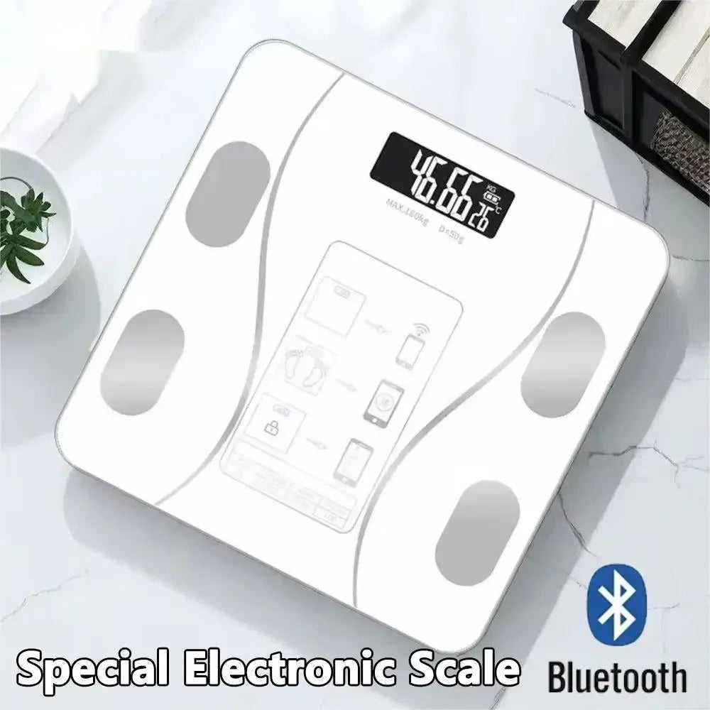 Smart Bluetooth Weight Scale for Body Metrics & Health Tracking