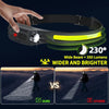 USB Rechargeable LED Headlamp – Bright XPE+COB Torch