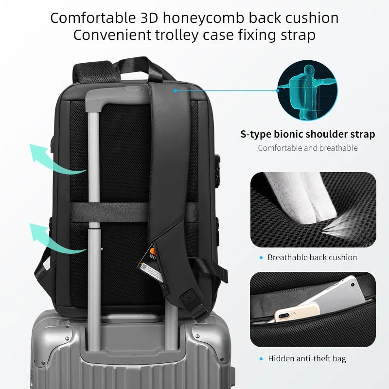 Fenruien Laptop Backpack – Anti-Theft