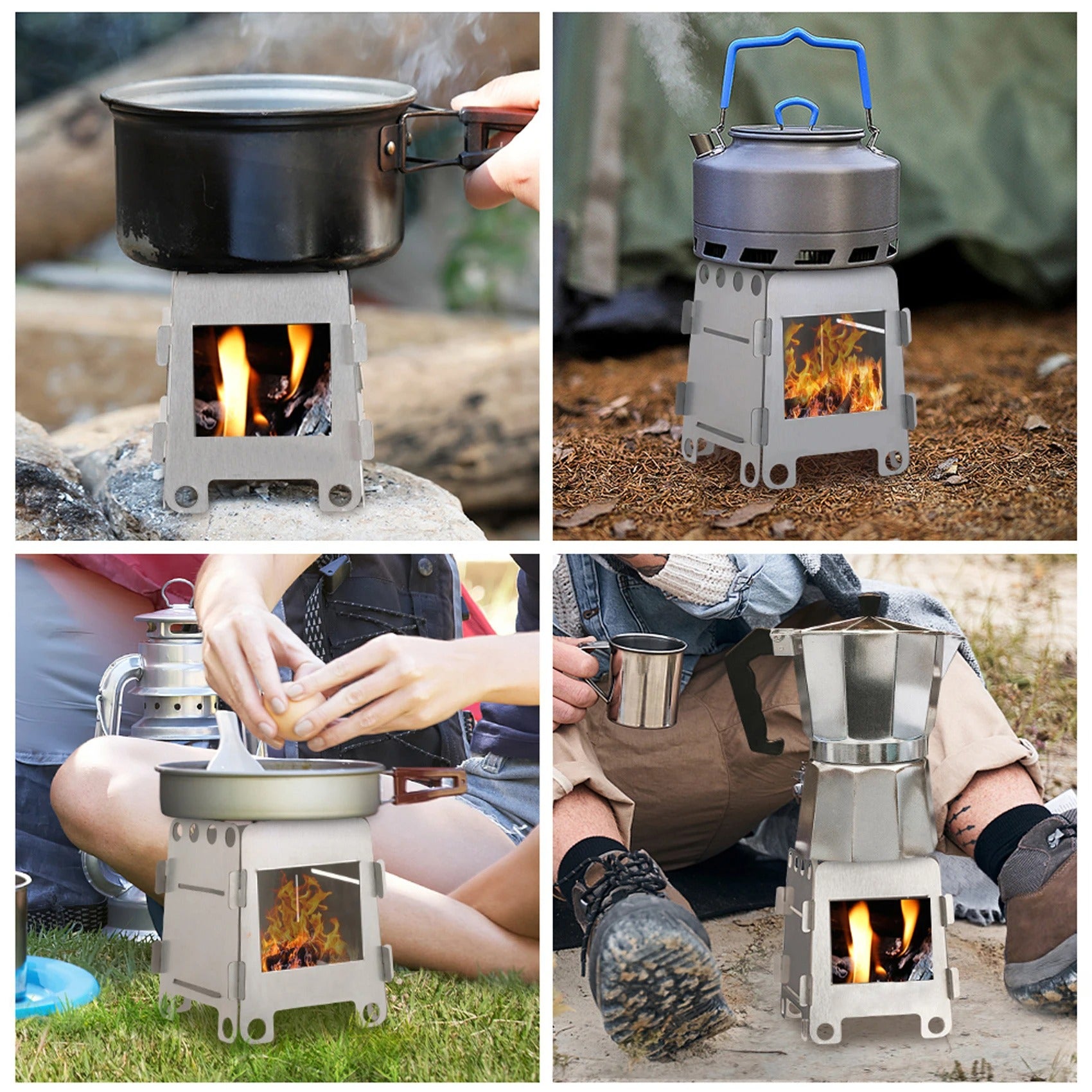 Stainless Steel Portable Camping Stove