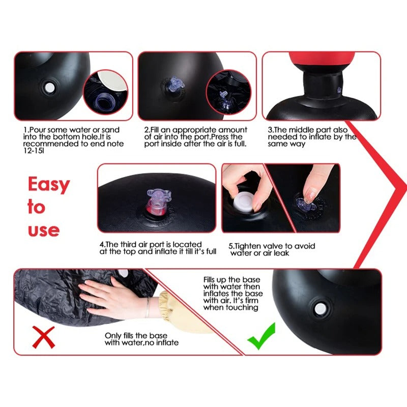 Inflatable Boxing Punching Bag Freestanding