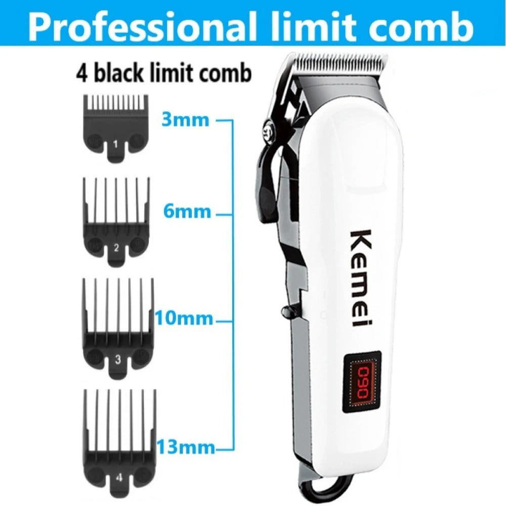 Electric Hair Clipper Professional Wireless Haircut Machine