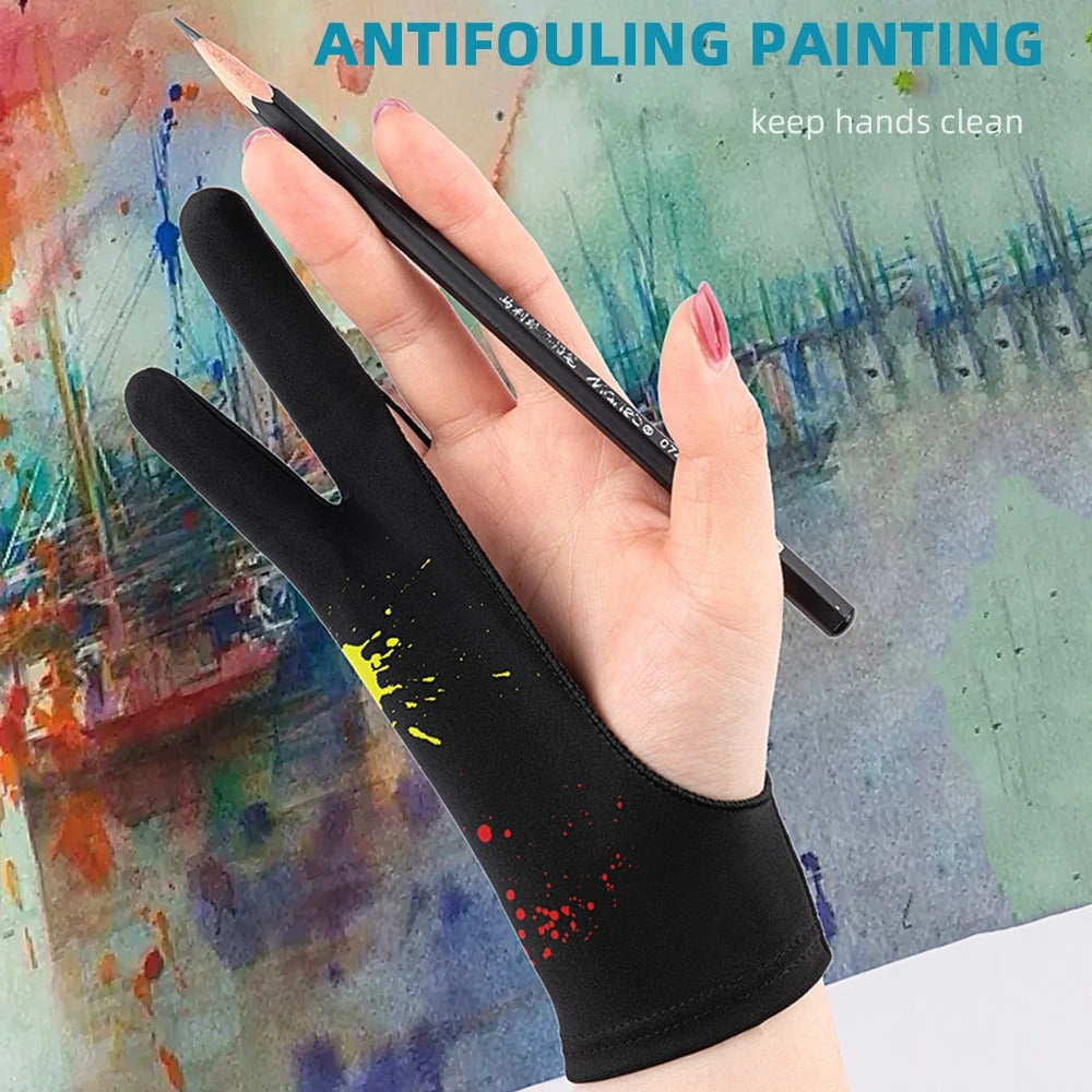 Two-Finger Painting Gloves - Anti-Touch, Anti-Pollution, and Anti-Dirty Gloves