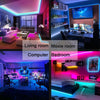 USB Bluetooth RGB LED Strip Light 5050 SMD Flexible Self-Adhesive Tape