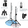 LED Selfie Ring Light with USB Remote – Tripod & Phone Holder