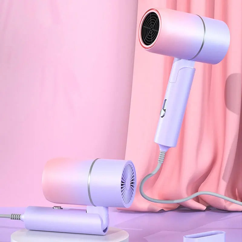 Mini Folding Hair Dryer – 750W Travel Blow Dryer