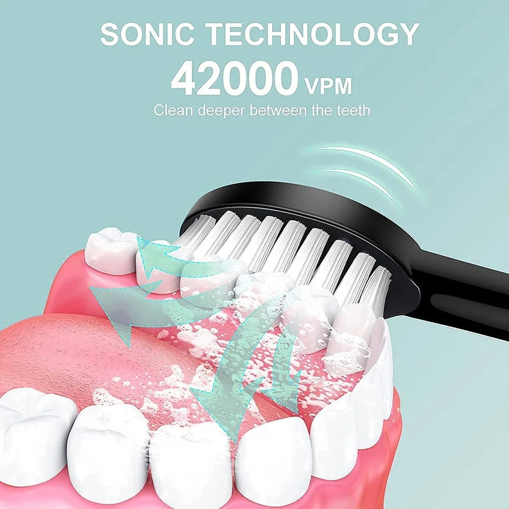 Electric Toothbrush – IPX7 Waterproof Rechargeable