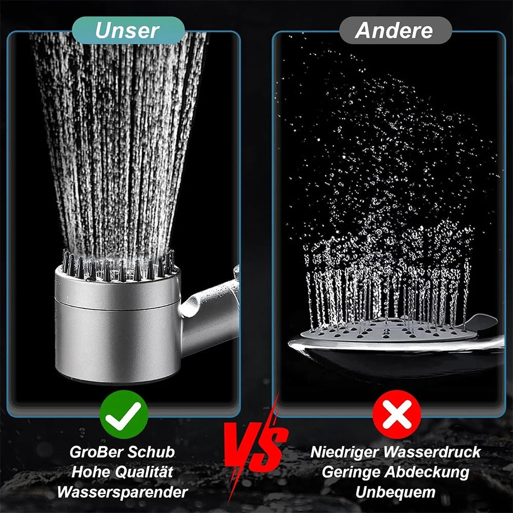 4-Mode Massage Shower Head High Pressure Shower with Built-In Filter