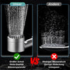 4-Mode Massage Shower Head High Pressure Shower with Built-In Filter