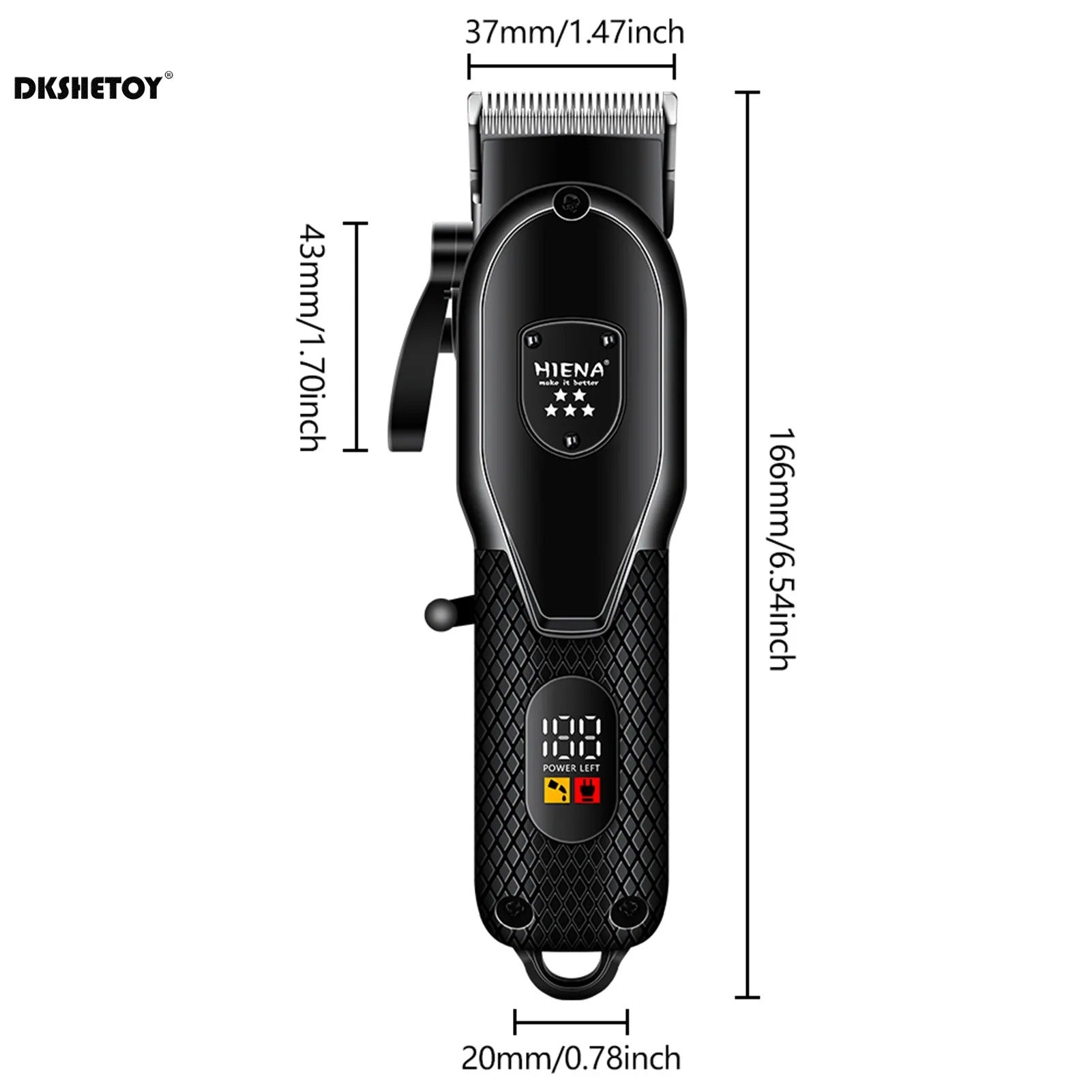 Professional Electric Hair Trimmer Set for Men Rechargeable Clippers