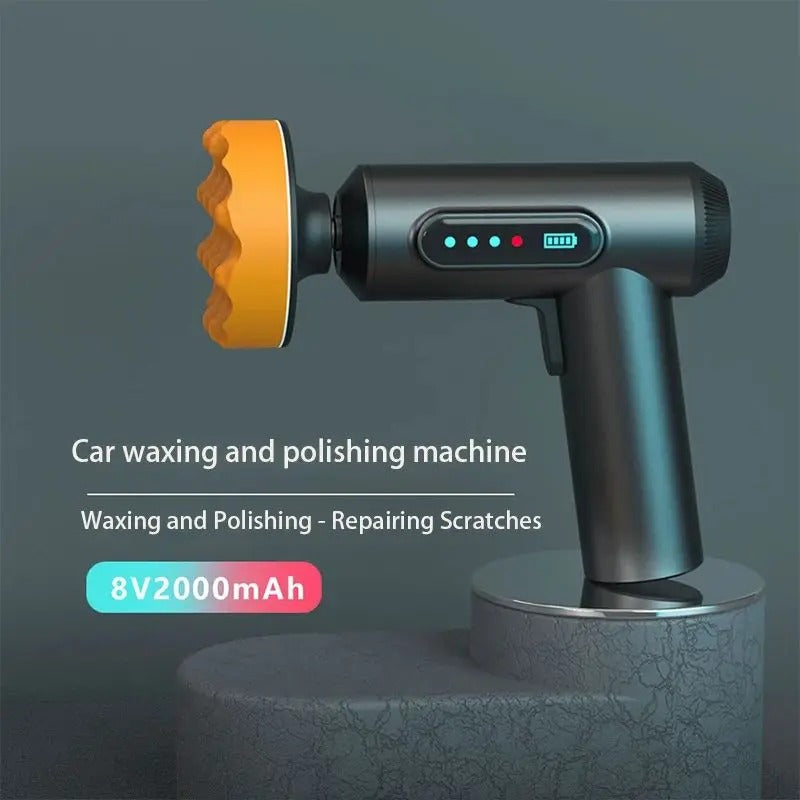 Wireless Handheld Car Polisher – Cordless Power Waxing & Polishing Tool for Car Body Cleaning and Paint Repair