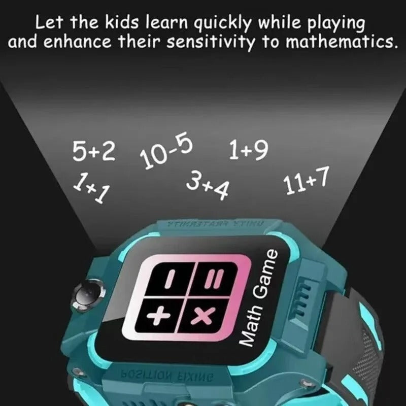 4G Smart Watch for Kids - SOS GPS Location, SIM Card Call, Camera, Waterproof