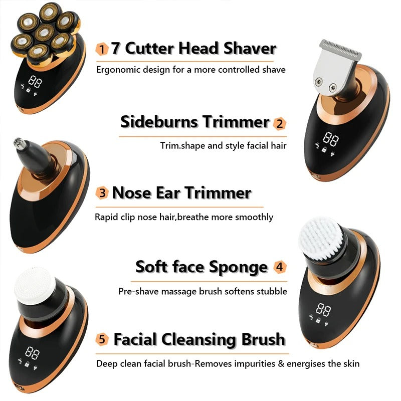 7D Floating Electric Shaver for Men
