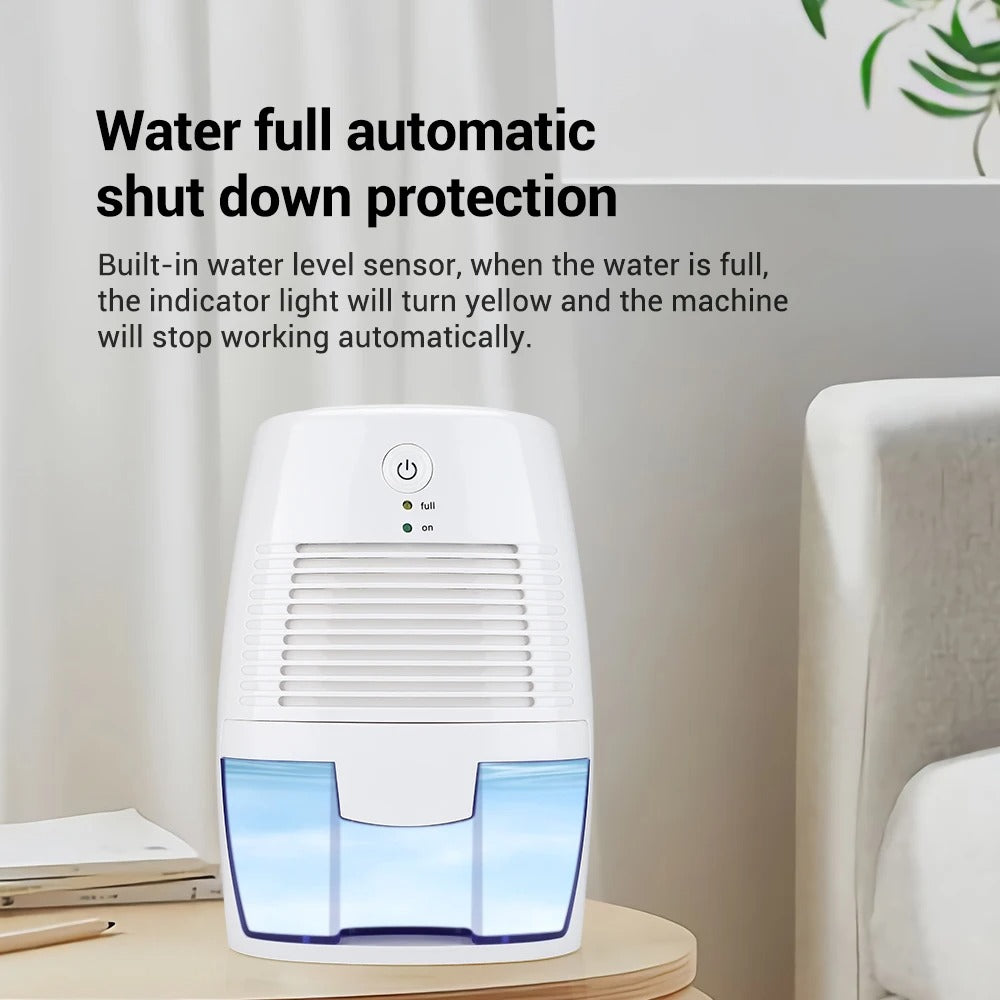 Mini Home Dehumidifier for Bedroom Bathroom Quiet Moisture Absorption