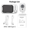 Wireless Video Baby Monitor – Night Vision, 2-Way Audio