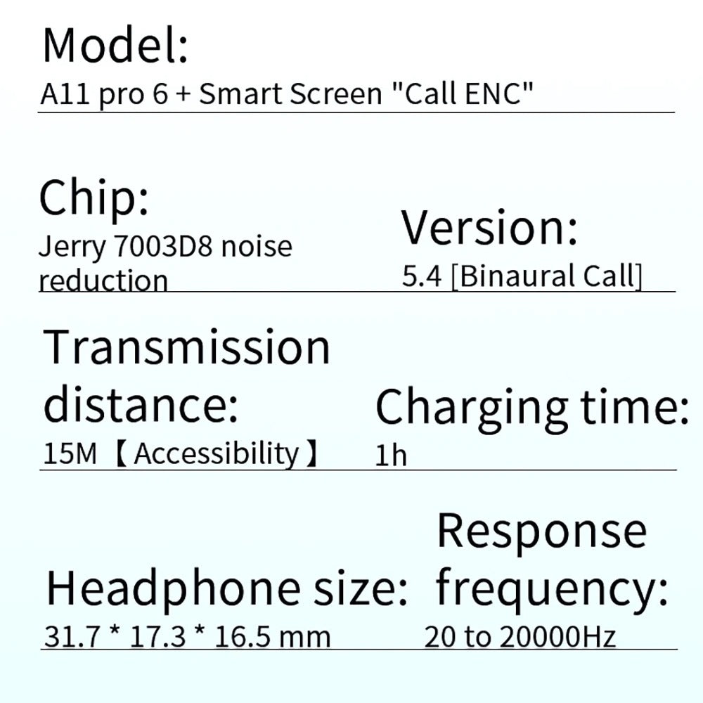 TWS Wireless Earbuds with Touch Control