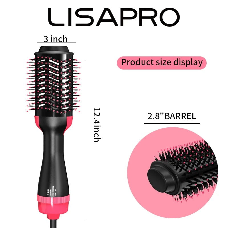 3-in-1 Hot Air Brush Hair Dryer and Volumizer Styler