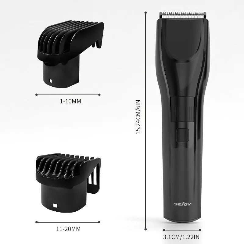 Professional Electric Hair Clipper Kit for Men Rechargeable Trimmer