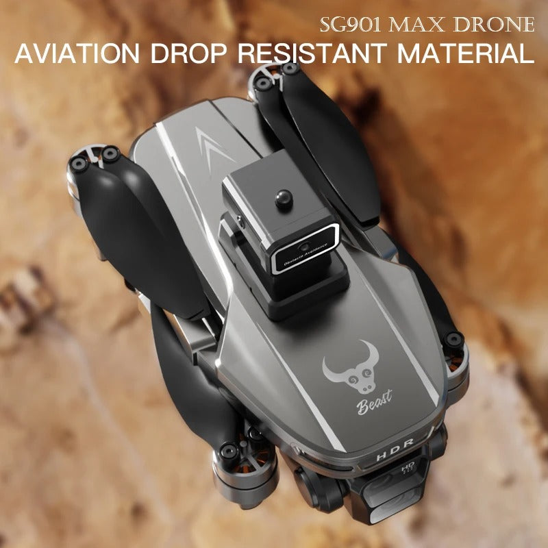 Max GPS Drone – 8K Dual Camera Foldable Quadcopter with Obstacle Avoidance & Large Screen Remote