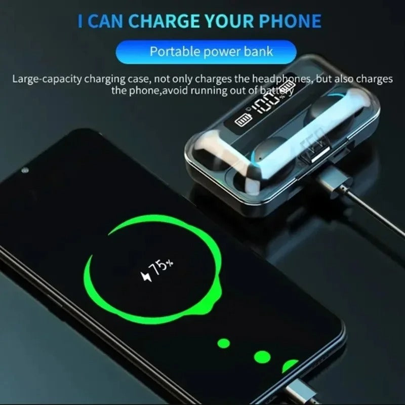 Pro Bluetooth Earphones with Wireless Hifi Stereo