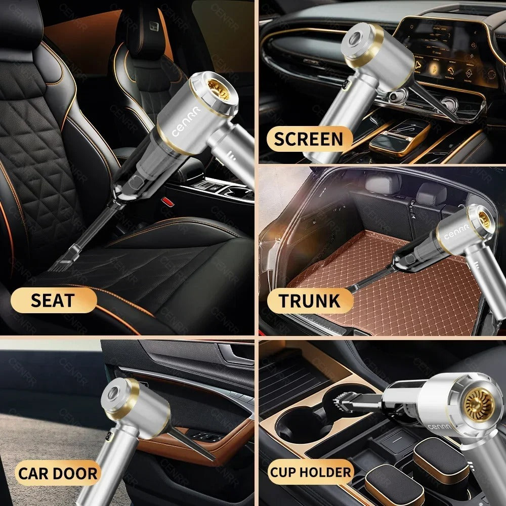Cordless Car Vacuum Cleaner – Powerful Handheld Wireless Suction