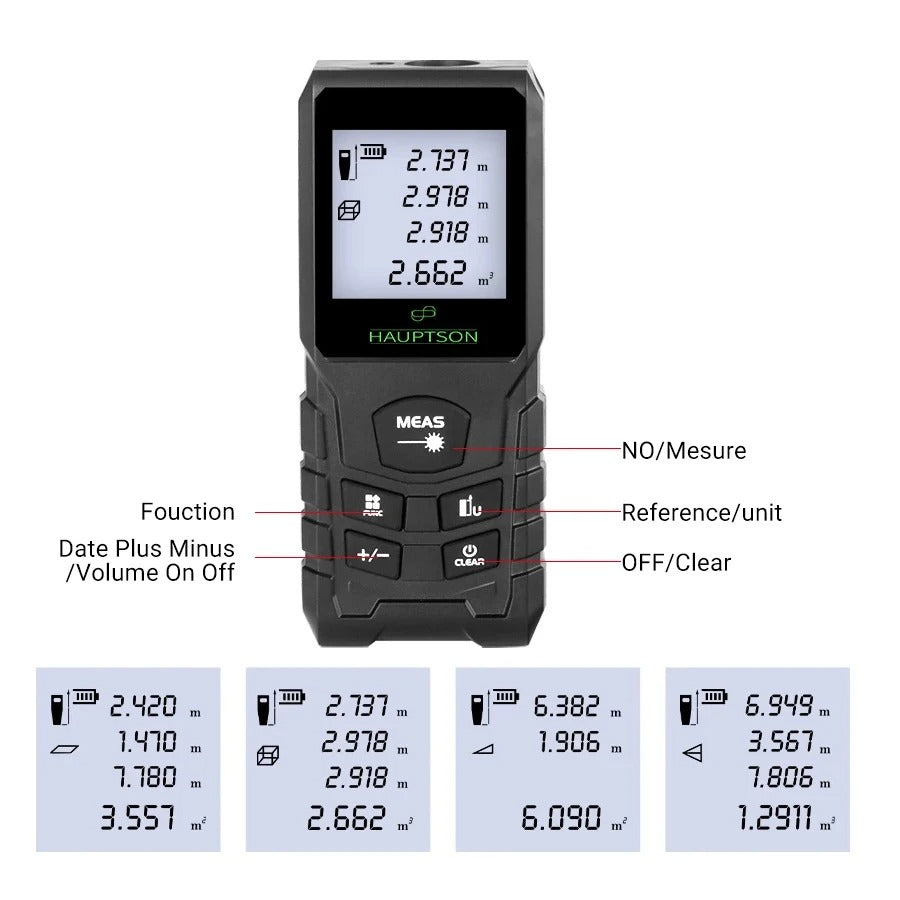 100M Laser Rangefinder – Digital Distance Measuring Tool for Building