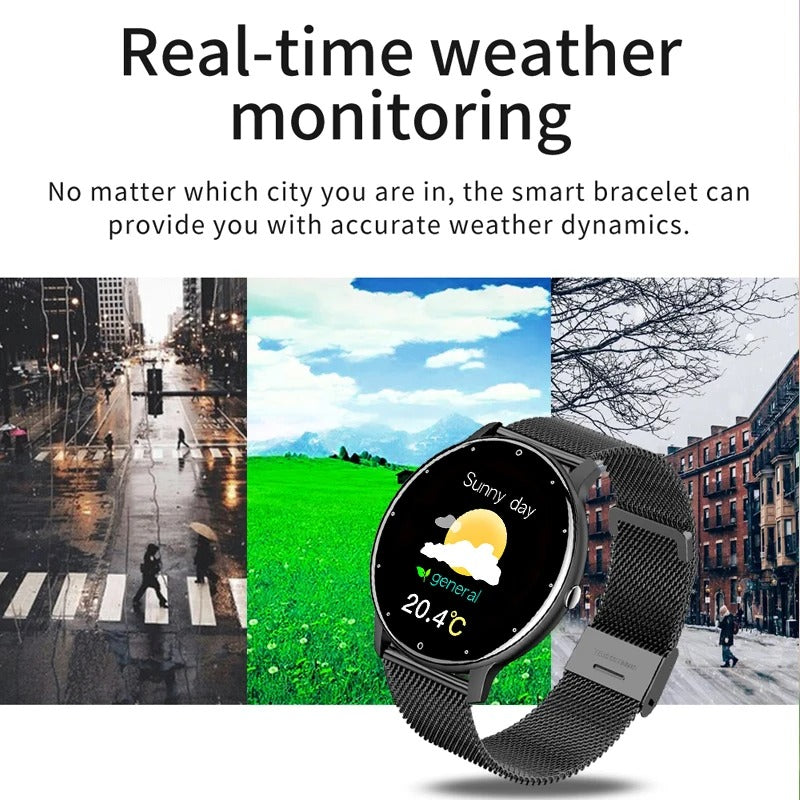 Smart Watch for Ladies Full Touch Screen Sports & Fitness Watch