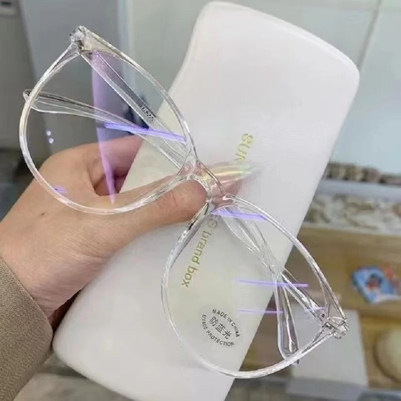 Transparent Anti-Blue Light Computer for Women