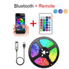USB Bluetooth RGB LED Strip Light 5050 SMD Flexible Self-Adhesive Tape