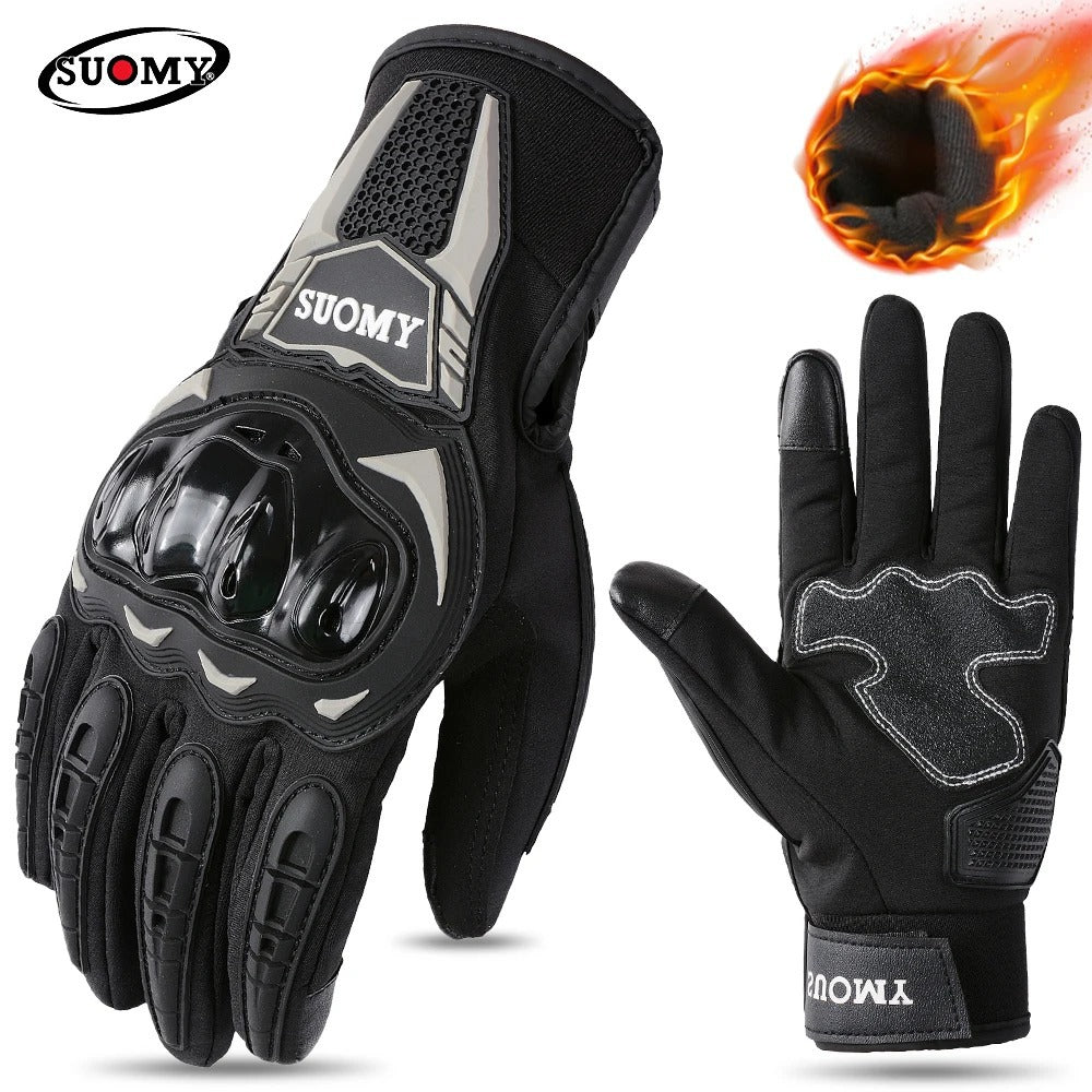 Winter Waterproof Motorcycle Gloves Touchscreen Cycling