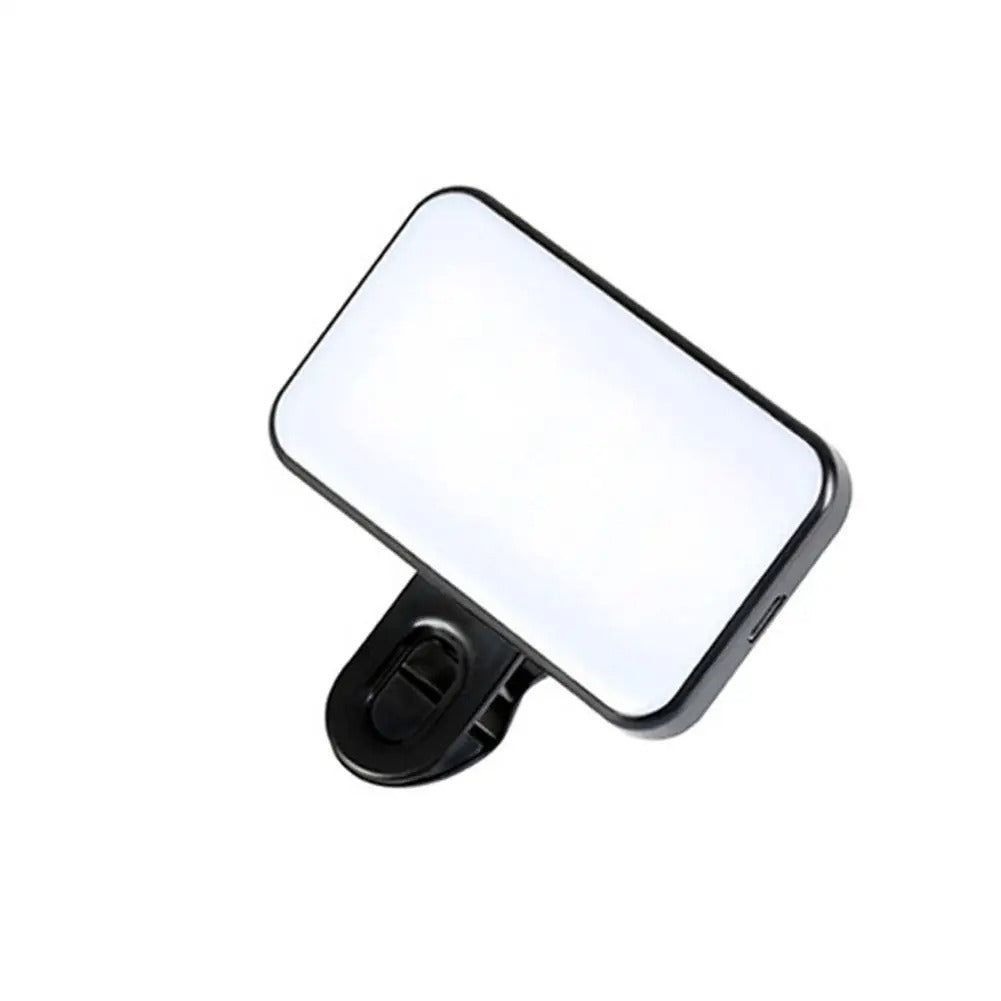 Portable Mini Rechargeable Selfie Fill Light – 3 Adjustable Brightness Modes