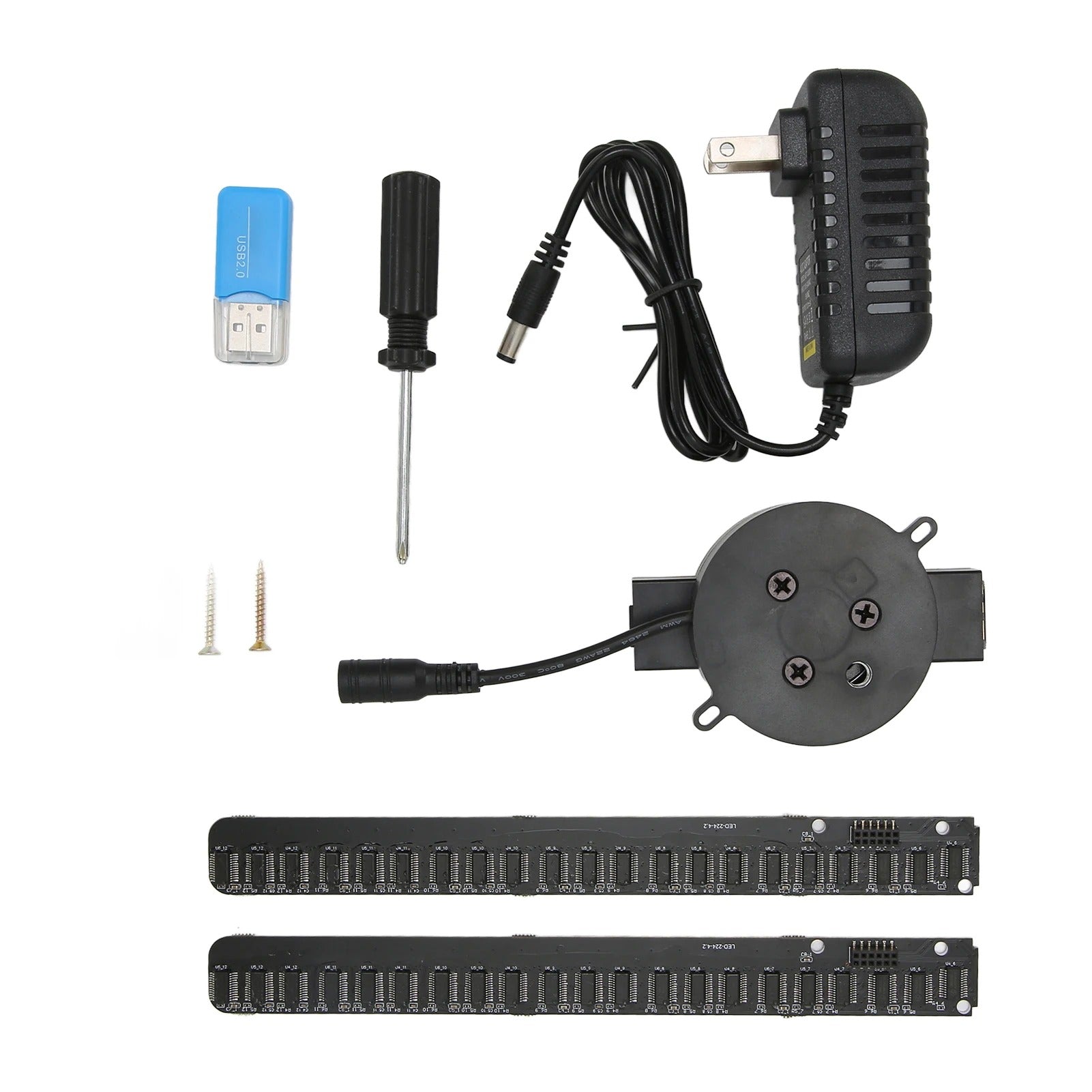 16.5-Inch 3D Hologram Fan Projector – WiFi LED Display with 224 Light Beads