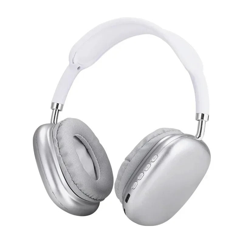 Bluetooth 5.0 Wireless Headphones – Stereo Sound Headset with Mic & Noise Cancelling for Sports & Gaming