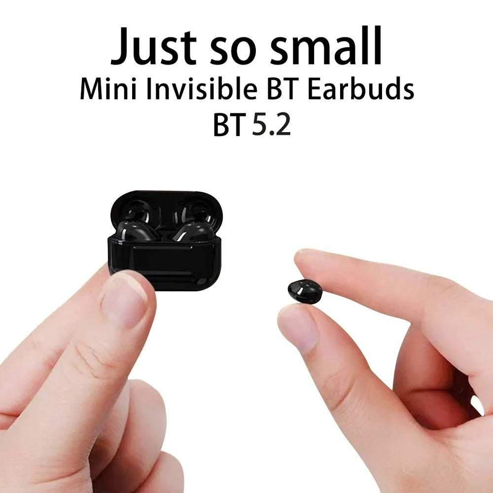 Mini Bluetooth Earphones Wireless In-Ear Earbuds with Noise Reduction