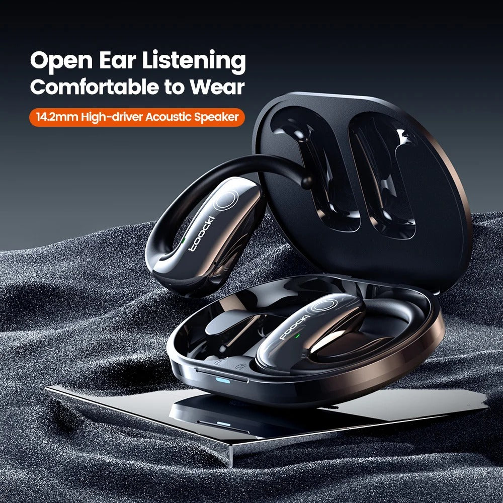 Open-Ear Wireless Earphones Noise Cancelling and Waterproof