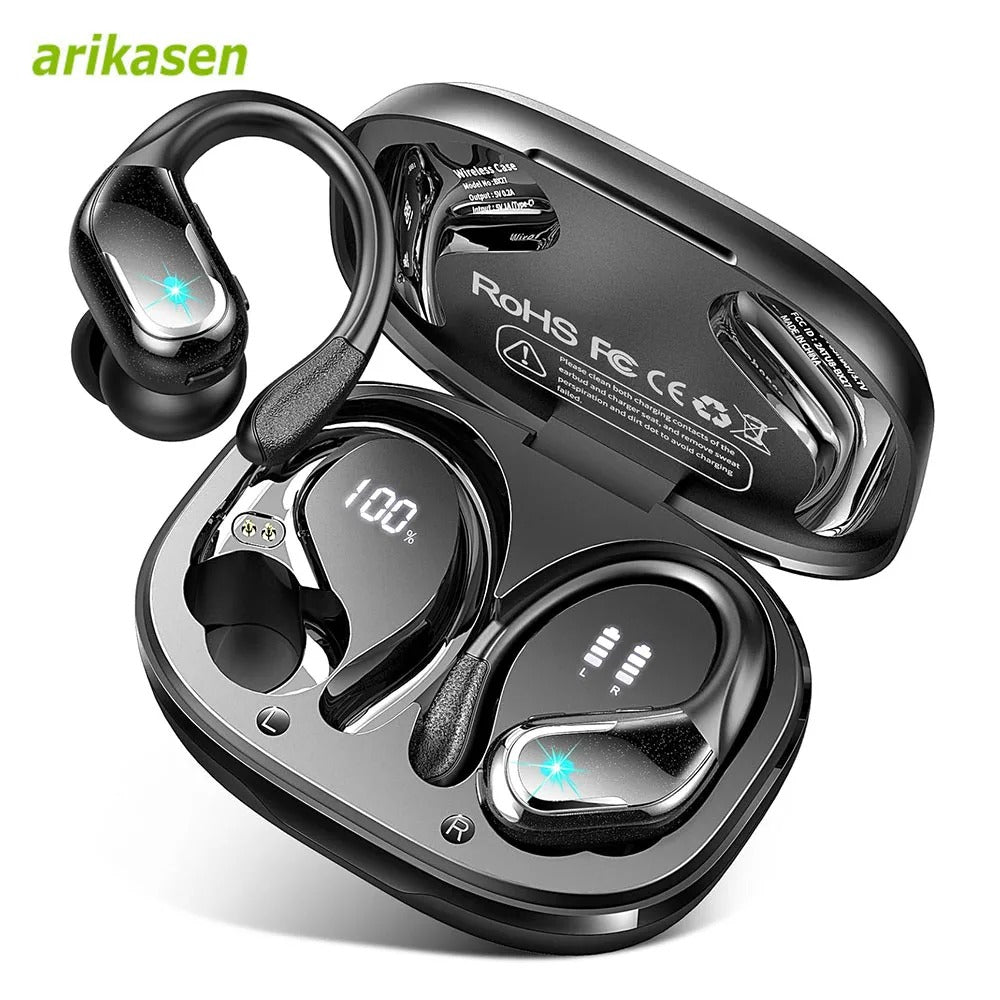 Bluetooth 5.3 Earphones IP7 Waterproof Wireless Headphones