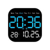 Digital Wall Clock with LED Alarm Clock
