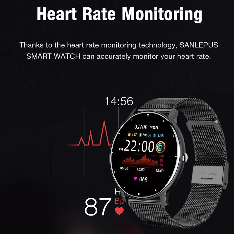 Smart Watch for Ladies Full Touch Screen Sports & Fitness Watch