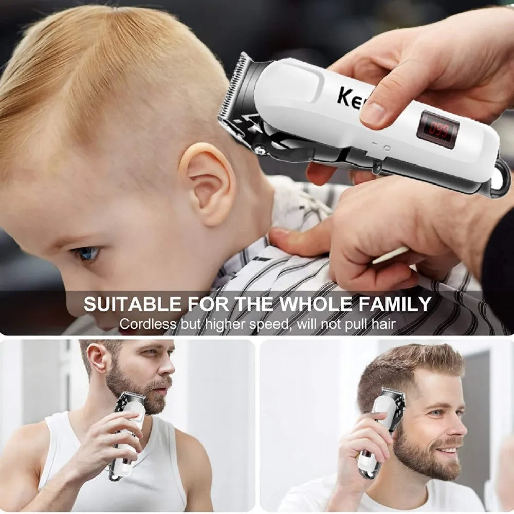 Electric Hair Clipper Professional Wireless Haircut Machine